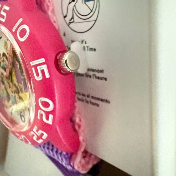 NWT - Disney Princess Kids' Plastic Time Teacher Analog Quartz Nylon Strap Watch - Picture 14 of 14